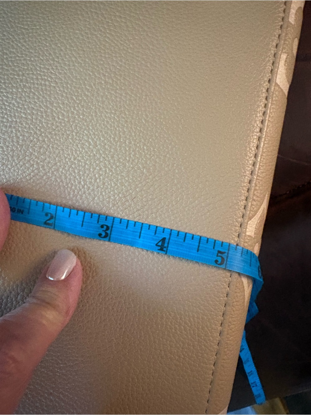 Taupe Luxury Shoulder Bag - Picture 13 of 16